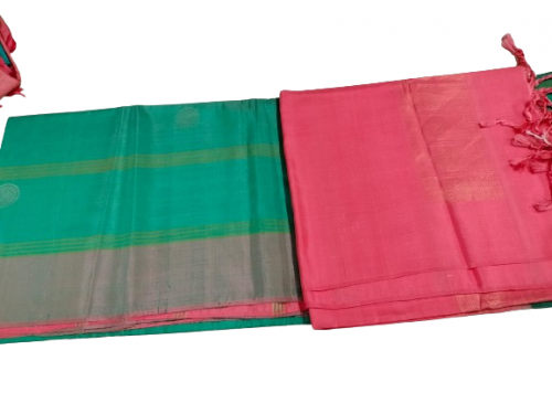 SOFT SILK SAREE WITH BLOUSE